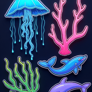 Sea Life  - Sticker Sheet v10